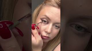 Тг demsa_mua Быстрый вечерний макияж для нависшего века  #макияж #косметика #бьюти #mua #makeup