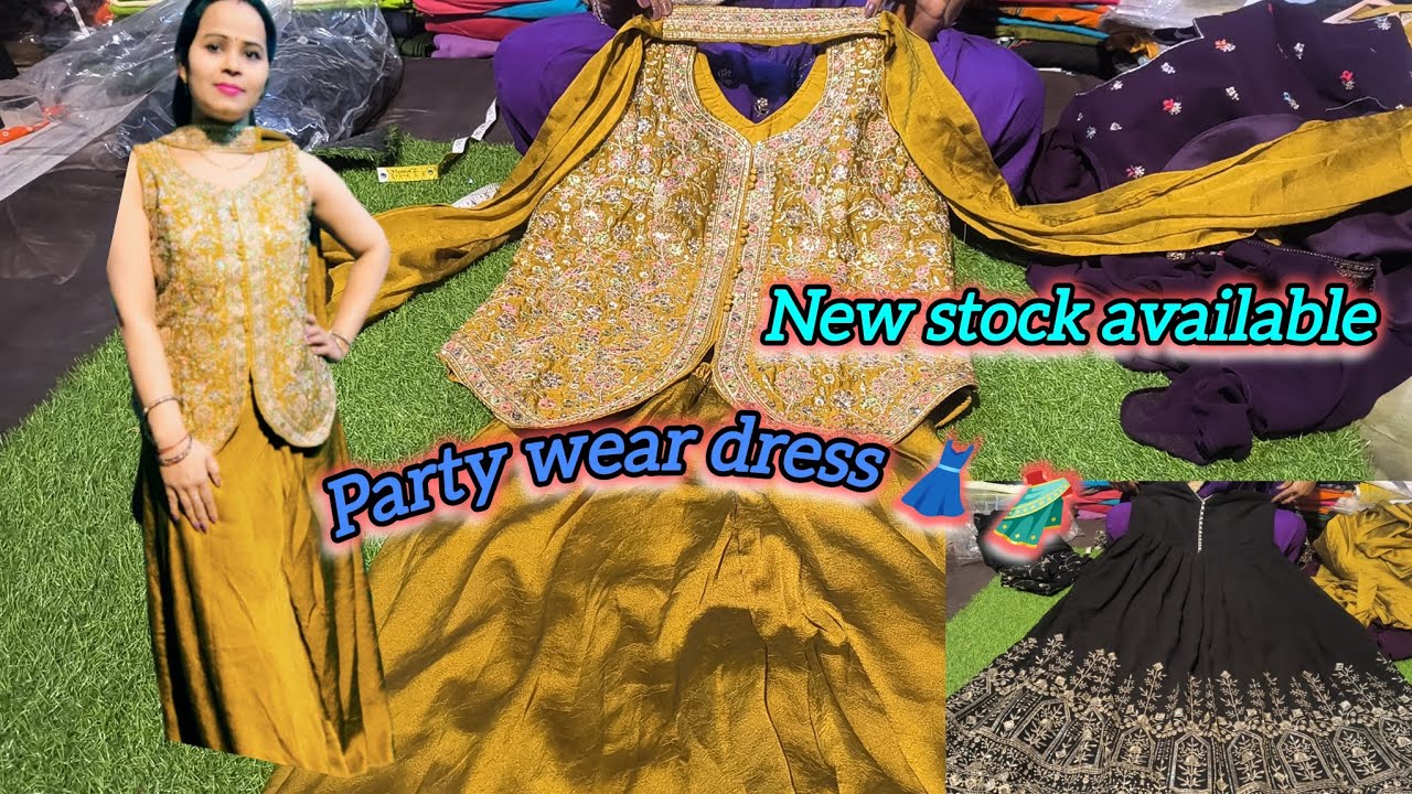 💥New party wear damaka dress 👗 full stock available booking fast ☎️ 9817679174