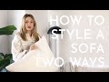 How to style your throw pillows | Interior Design