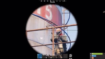 1v3 at airfield with mp and Lr | Rust Console