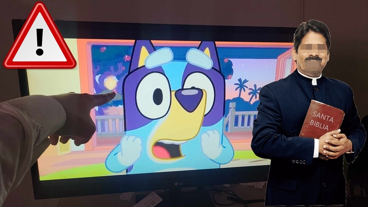 PASTOR DE IGLESIA ENCUENTRA ALGO muy EXTRAÑO en BLUEY y NOS ADVIERTE!