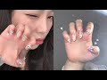 let's do korean charm nail art that lasts 4+ weeks! gel-x tutorial ₊˚⊹♡ nail therapy ep. 15