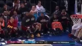 Lebron And Irving Bottle Flip Challenge