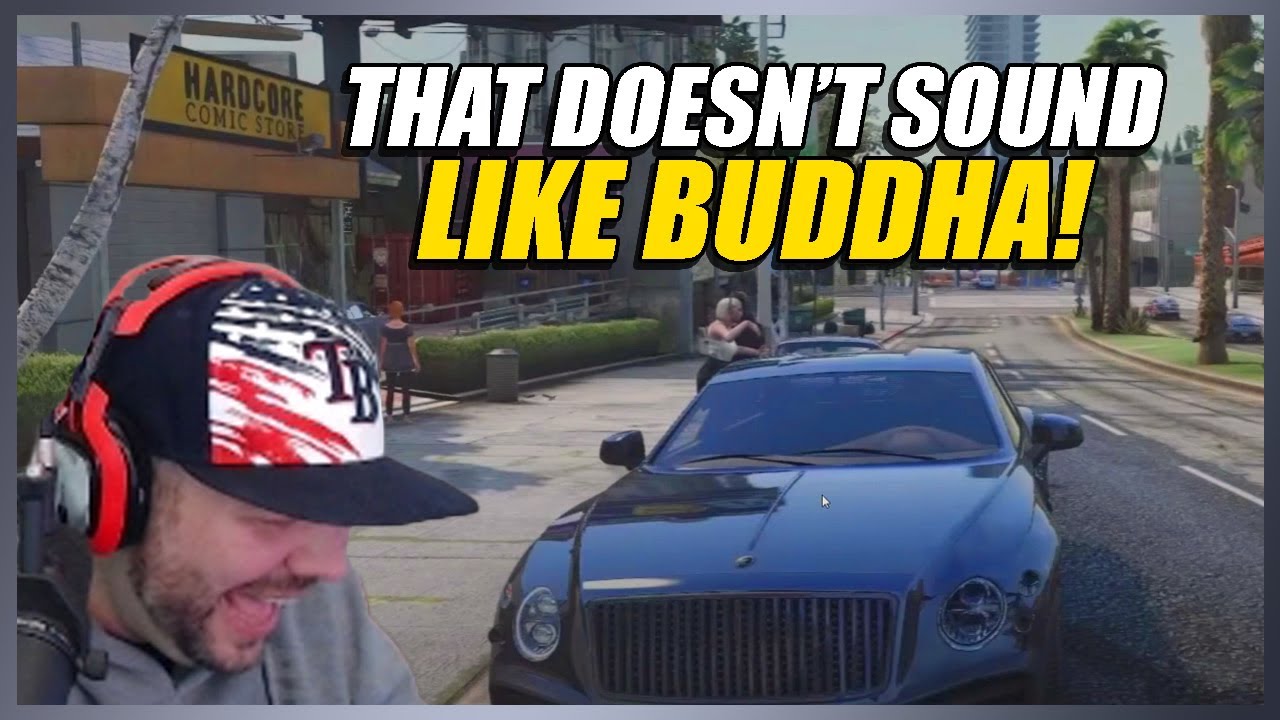 Реакция Шотца на то, что Будда ломает персик | NoPixel RP | GTA | CG