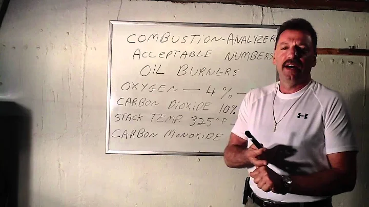 Combustion analyzer actual #'s for oil fired boilers