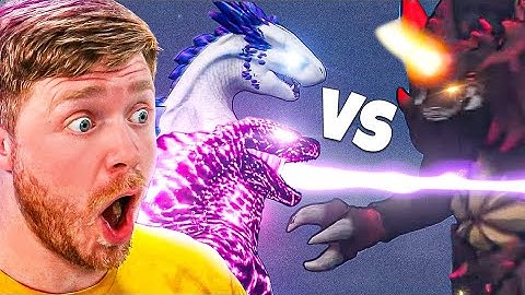 Reacting to EVOLVED GODZILLA & SHIMO vs DESTOROYAH!