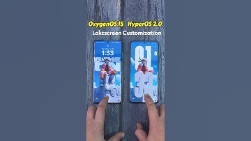 OxygenOS 15 vs HyperOS 2.0 Lockscreen Customizarion ❤️🔥