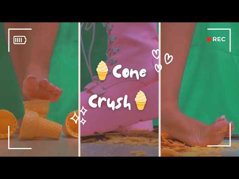 Ice Cream Cone Crush| ASMR