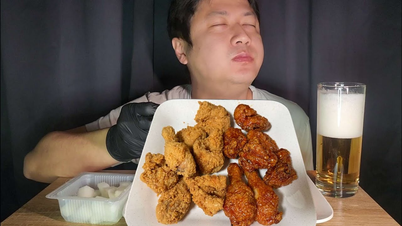 Crispy Fried Chicken Mukbang 🍗🔥 Crunchy, Juicy & So Satisfying!