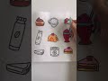 Fiery cake 🔥🎂 #art #satisfying #cake #asmr #art #drawing #colors #shorts