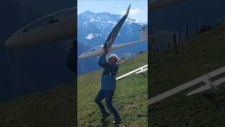 Start Arcus bei leichten Südföhn am Osthang #modellflug #hangflug #rcglider