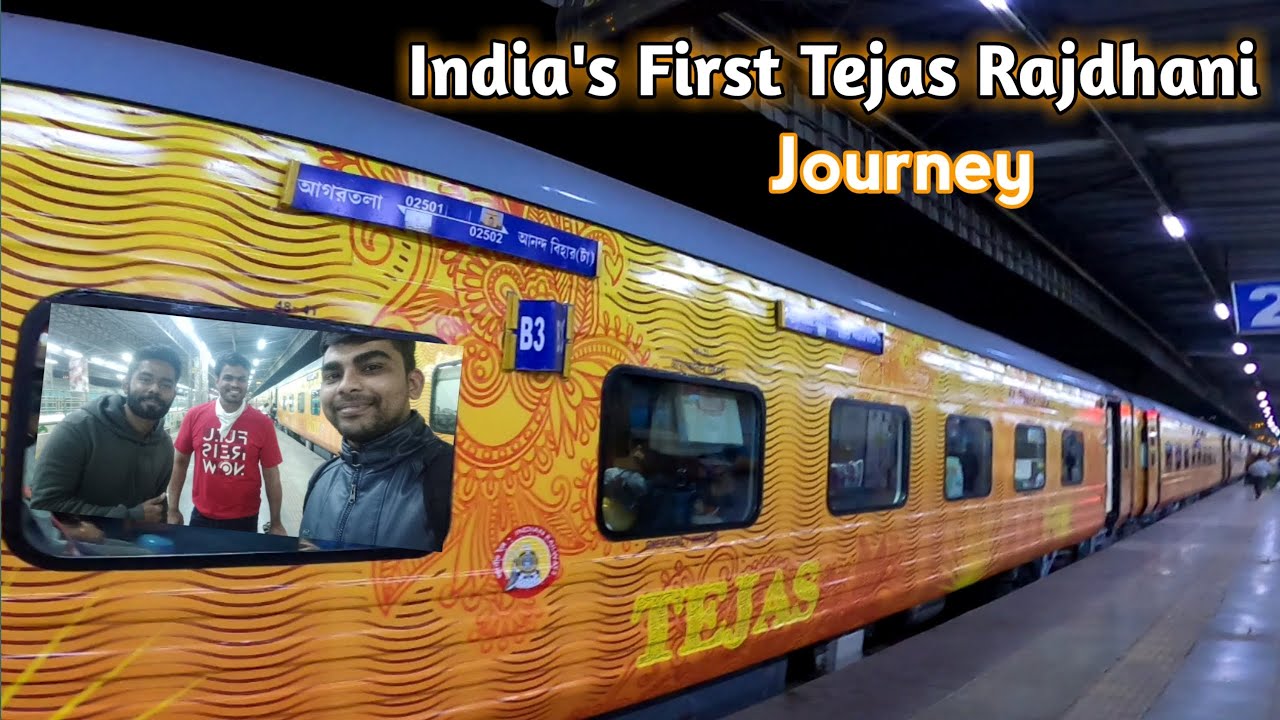 Agartala Tejas Rajdhani Full train journey with New Smart Sleeper ...