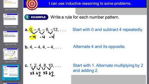 1-7 Inductive Reasoning