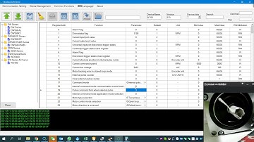 How to run stepper motor by RS485 ModBus command with We-iTech Stepper drive and software 02