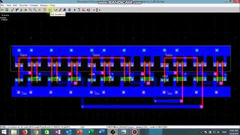 4 to 1 Mux Design using Microwind - VLSI