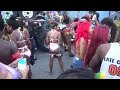 CARIBBEAN GIRLS DANCE PARTY AT MIAMI 2018 CARNIVAL FLORIDA WAITING THEIR TURN TO DANCE ONSTAGE