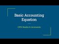 Basic Accounting Equation Explained in Simple Language | Beginner Friendly