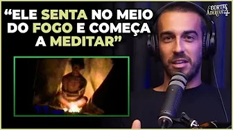 imagem do vídeo Reagindo ao vídeo de um homem meditando enquanto pega FOGO! | À Deriva Cortes