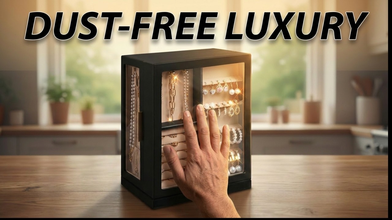 ジュエリーホルダー・オブジェ♡ 360° Rotating Jewelry Box Review — Genius Storage Solution - YouTube