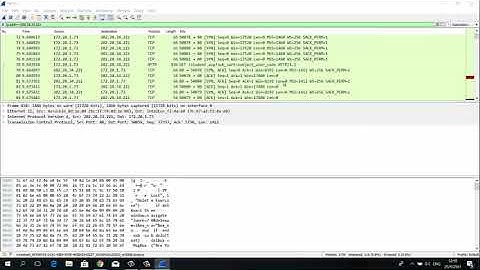 การดักจับ แพคเก็ต โดยใช้โปรแกรม wireshark