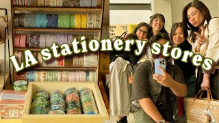 LA Stationery Store Hop | Paper Plant Co. & Hightide Vlog