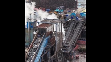 Huge Recycling Plant with one of the BIGGEST fragmentizer / Hammer Mill machine! 💥♻️ | PART 1