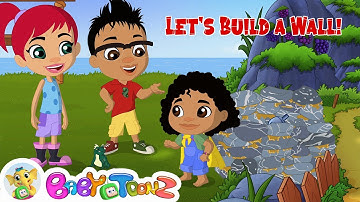 Can Darwin & Newts Build the Wall in Time?! 🧱🐸 DIY for Kids | 🔬 Science for Kids