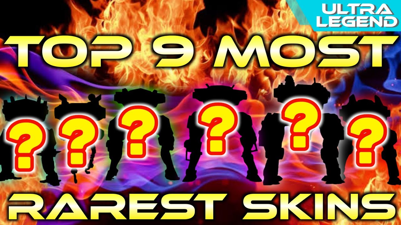 World's Rarest Skin Top 9 Most Rarest Skins of Mech Arena #mecharena #viral - YouTube