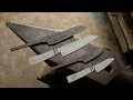 fabrication d'un set de couteaux de cuisine partie 1  kitchen knife making part 1
