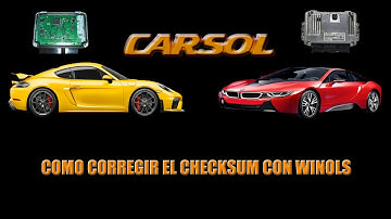 COMO CORREGIR EL CHECKSUM CON WINOLS