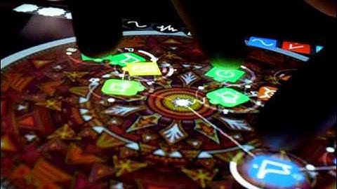 Reactable - "EnTRANCE" Improvisation (by Víctor Sánchez)