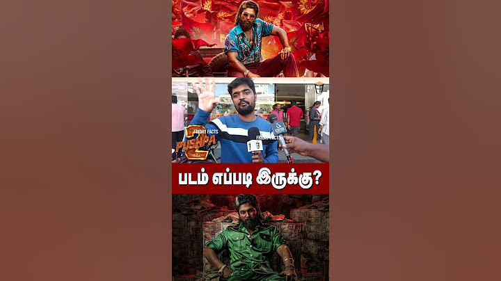 Pushpa 2🥵Public Review | Pushpa 2 FDFS Tamil | Allu Arjun | Rashmika #shorts