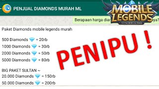 NASIB !! GUE KENA TIPU SAMA PENJUAL DIAMONDS MOBILE LEGENDS, BARU KALI INI GUE KENA TIPU