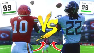 Who Can Return A Kick for a TD Faster? 99 Speed or 99 Break Tackle? Madden 21