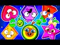 Learn Shape Puzzles 🟡🔶🟩 Circles, Squares, and More! || Best Kids Cartoon by Pit &amp; Penny Stories 🥑💖