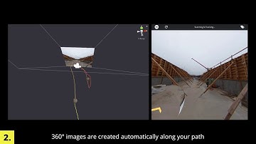 HoloBuilder JobWalk via 360 Video and 3D Reconstruction from 360° videos