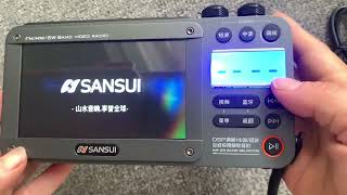 Sansui Portable FM/MW/SW Radio Ultra Large 7inch IPS Display Radio Bluetooth Speaker Music Player screenshot 3