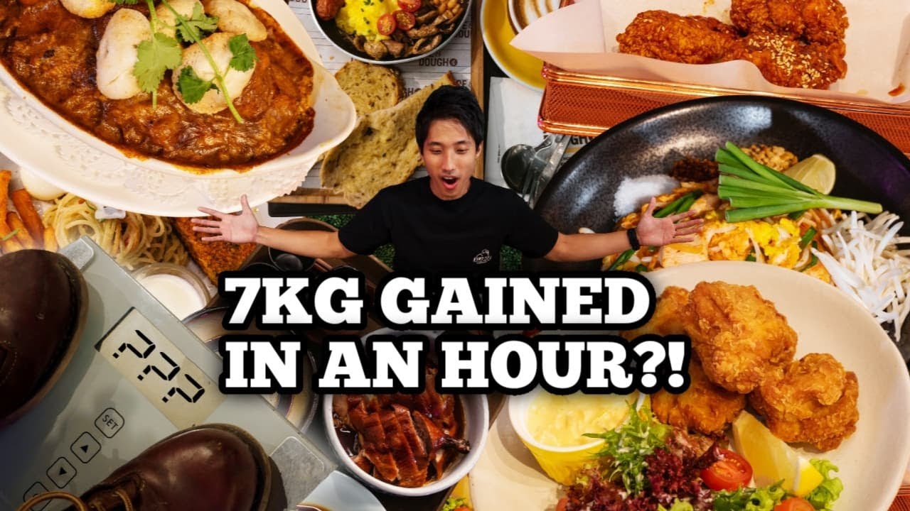 I GAINED 7KG IN AN HOUR?! INSANE Cheat Meal at Plaza Sing!