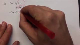 Alg 1 Mastery Quiz #5 - Substitution Type