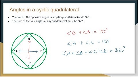 Angles in a Cyclic Quadrilateral Made Simple! || Circle theorem || Lesson four