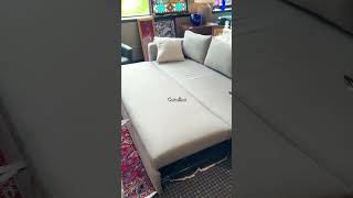 Oxford Room & Board Sleeper Sofa in 'Derry Cement' 91'W x 37'D x 34'H