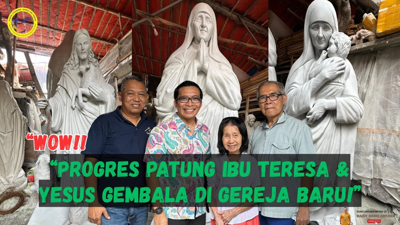 Progres Pembuatan Patung Gereja Ibu Teresa Cikarang | Update Terbaru Pembangunan Gereja Katolik