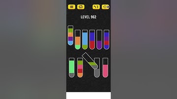 Water sort puzzle Level 962