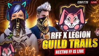 🎯 Free Fire Live 🔴 Telugu | Guild Trials With Subscribers 👑- @ReethuFF - #RFF|