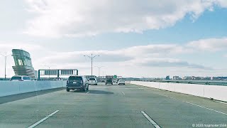Woodrow Wilson Bridge Westbound I-495 Capital Beltway Inner Loop