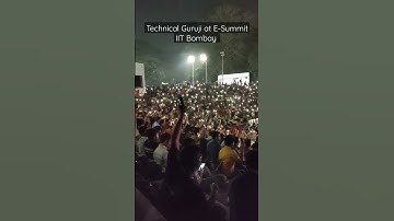 Technical Guruji aka Gaurav Chaudhary at IIT Bombay #shorts #iitbombay #technicalguruji #iit
