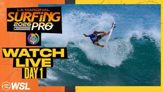 🔴WATCH LIVE - La Marginal Surfing Pro QS 4,000 2026 - Day 1