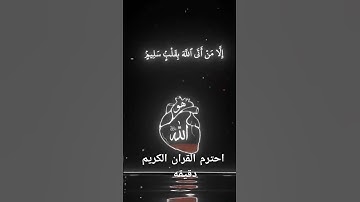 احترم القران الكريم دقيقه #القرآن_الكريم #المصحف #لايك #اكسبلور #راحة_نفسية #الرحمن #تيك_توك