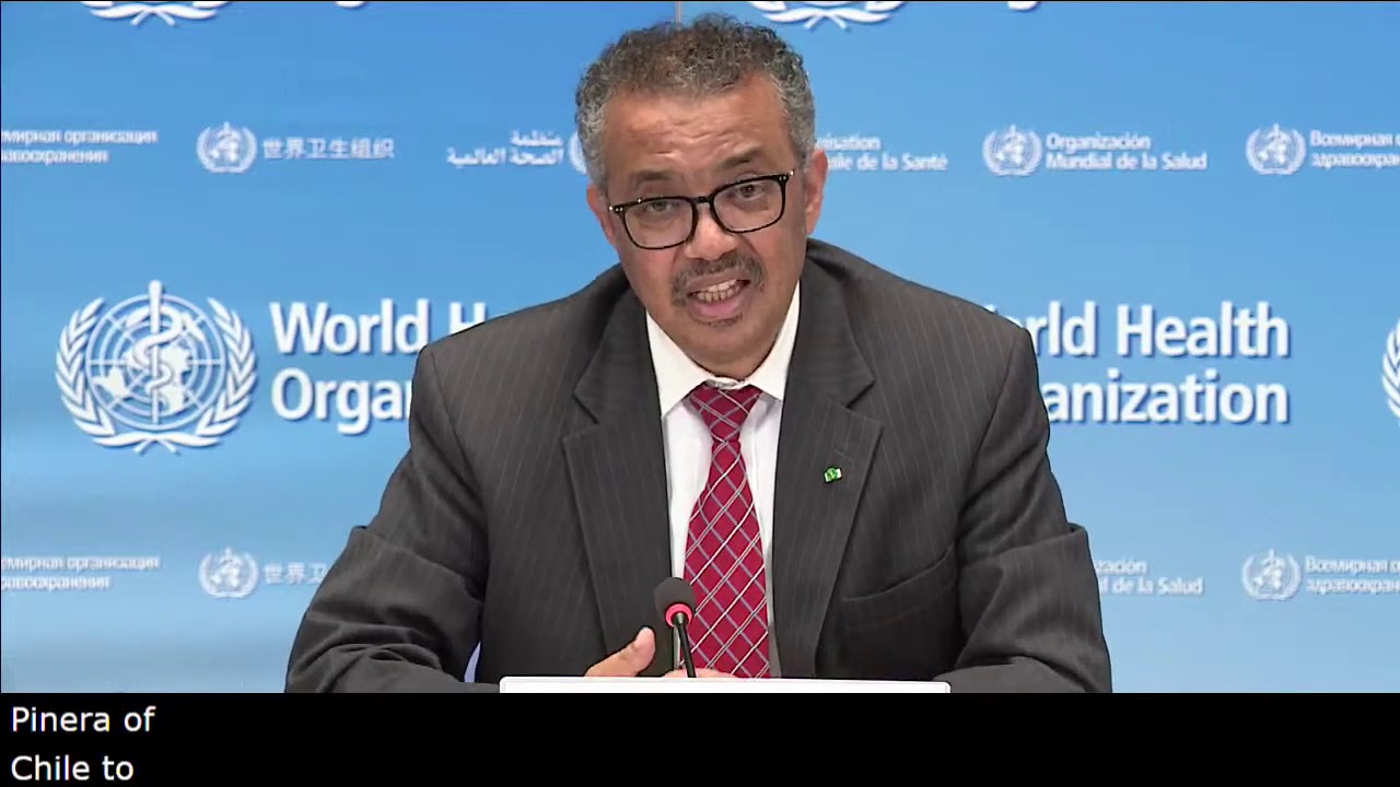 Live WHO briefing on COVID 19 on 16 May 20