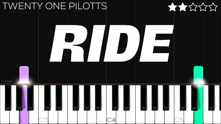 Ride Piano version - Piano performance video thumbnail